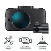 Видеорегистратор с базой камер iBOX RoadScan 4K WiFi GPS Dual + Внутрисалонная камера RearCam FHD4
